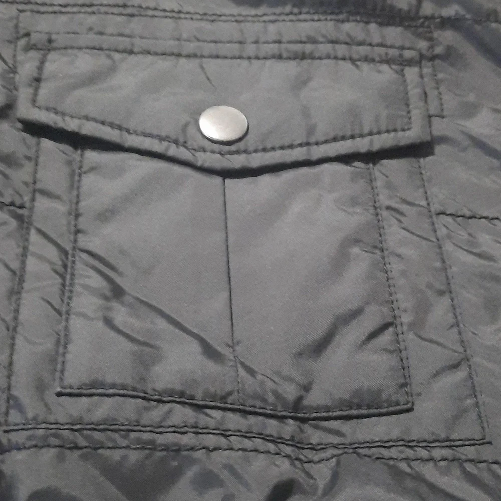 American Rag hooded jacket with nylon accents size large